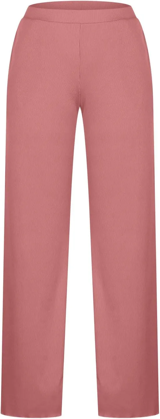 FZYLQY Women's Palazzo Pants High Waisted Boho Casual Drawstring Linen Pants Trousers with Pockets Linen Blend Cargo Pants