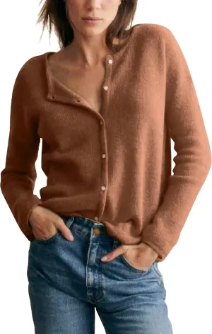 Gacaky Women's Long Sleeve Open Front Knit Lightweight Cardigan Casual Button Down Ribbed Sweater Outerwear Coats