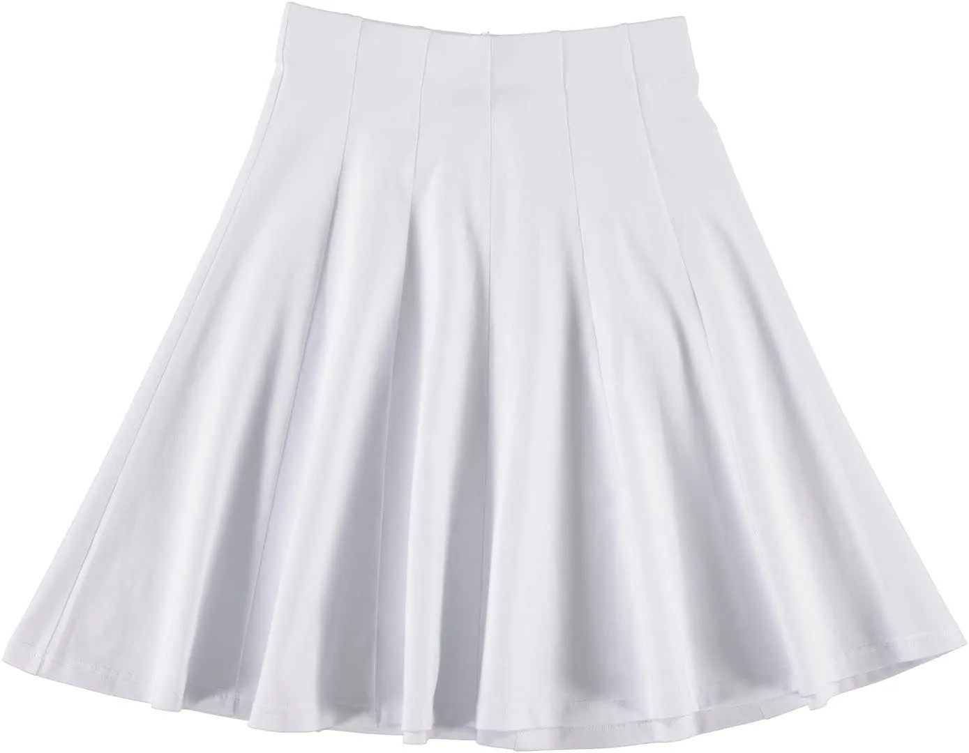Girls Uniform Pleated Soft Cotton Panel Skirt