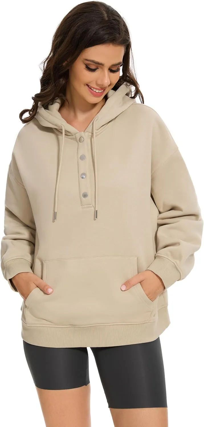 Halloween Womens Oversized Hoodies Fleece Sweatshirts Long Sleeve Sweaters Pullover Fall Outfits with Pocket