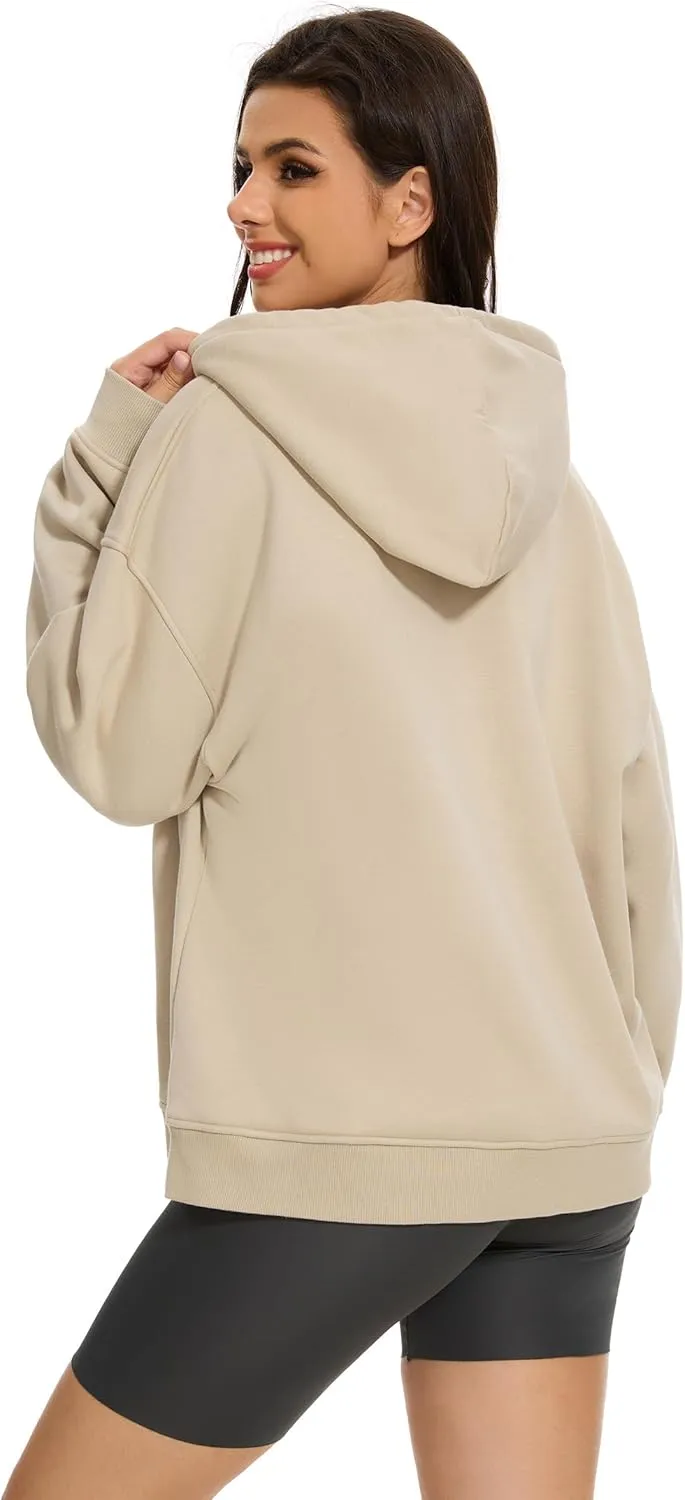 Halloween Womens Oversized Hoodies Fleece Sweatshirts Long Sleeve Sweaters Pullover Fall Outfits with Pocket
