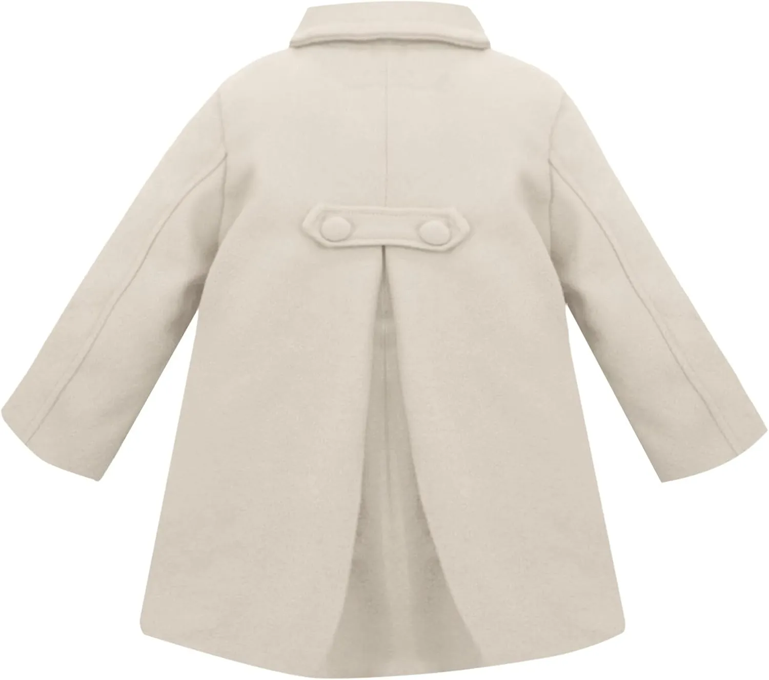 Happy Cherry Kids Girls Dress Coats Cloak Button Jacket Clothes Outerwear Clothes Winter Trench Peacoat