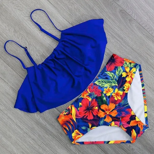 High Waist Bikinis Women Swimwear