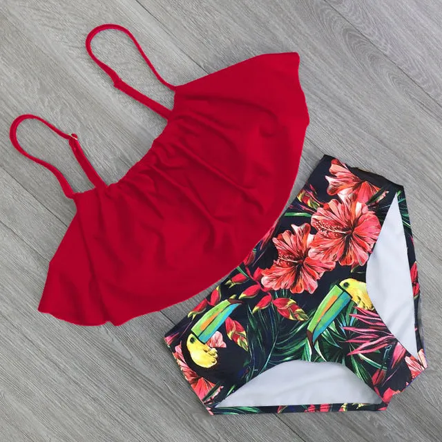 High Waist Bikinis Women Swimwear