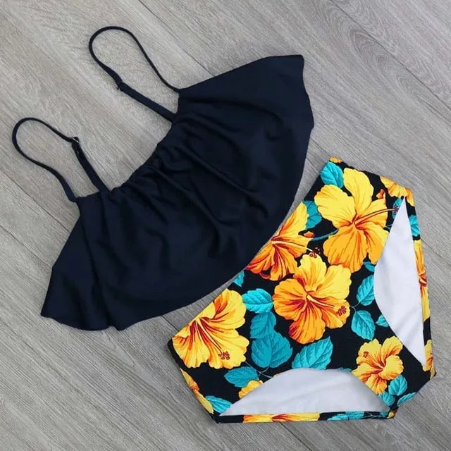 High Waist Bikinis Women Swimwear