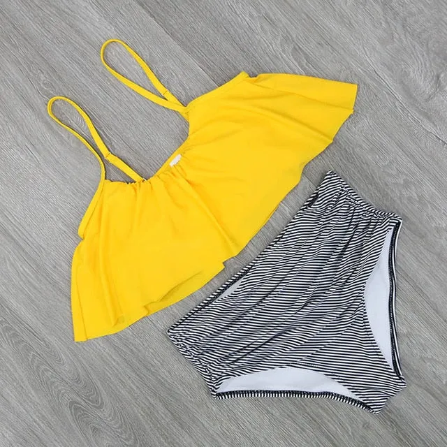High Waist Bikinis Women Swimwear