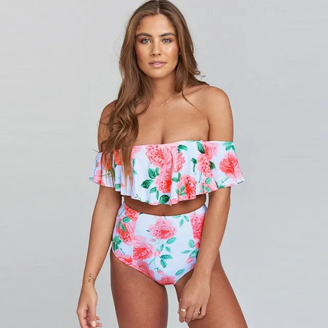 High Waist Bikinis Women