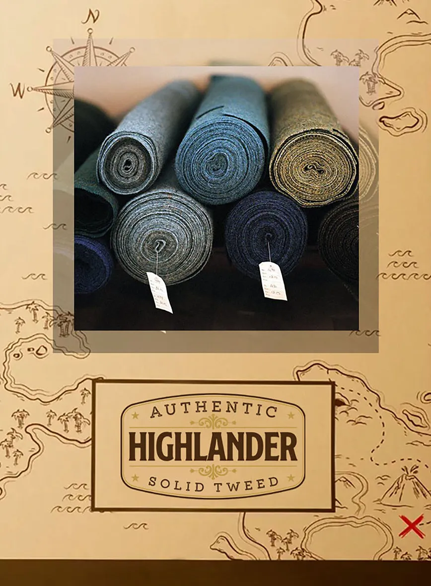 Highlander Coca Brown Tweed Suit