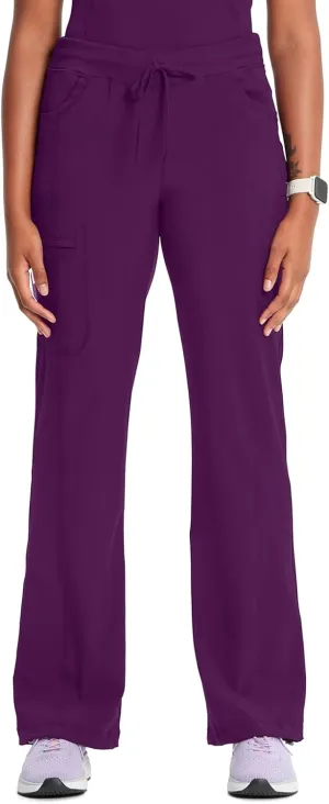 Infinity by Cherokee Straight Leg Drawstring Women Scrub Pants 360 Stretch with 4 Pockets 1123A