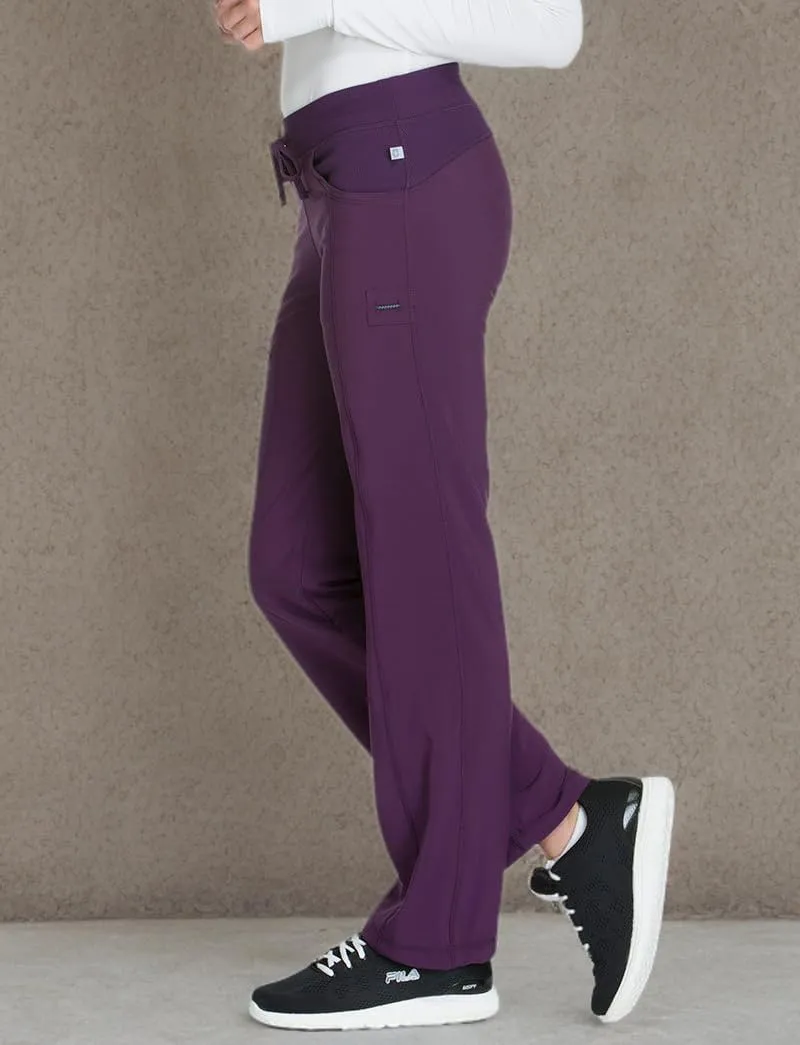 Infinity by Cherokee Straight Leg Drawstring Women Scrub Pants 360 Stretch with 4 Pockets 1123A