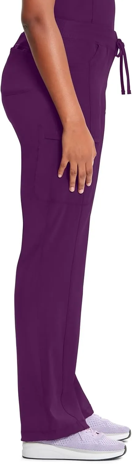 Infinity by Cherokee Straight Leg Drawstring Women Scrub Pants 360 Stretch with 4 Pockets 1123A