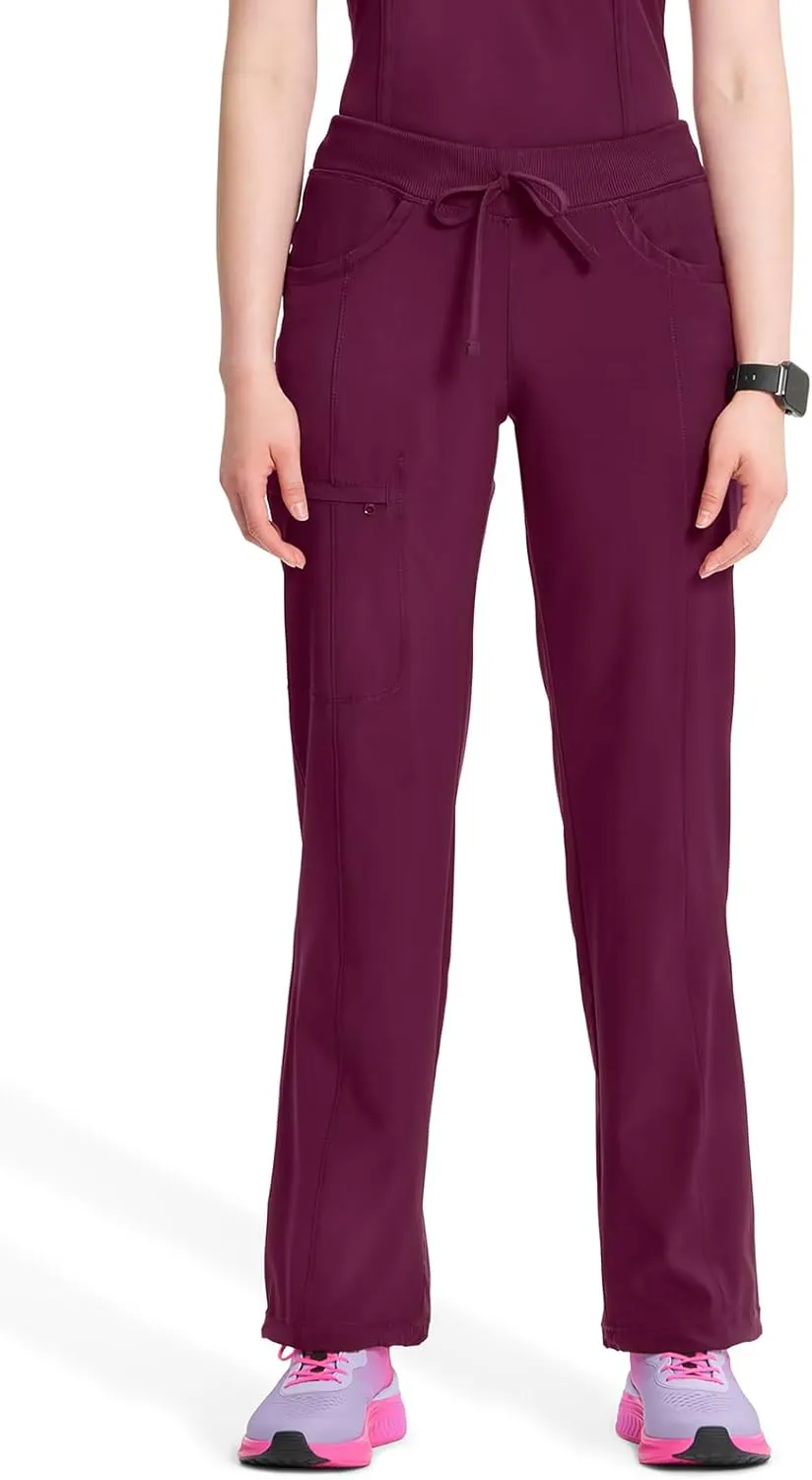 Infinity by Cherokee Straight Leg Drawstring Women Scrub Pants 360 Stretch with 4 Pockets 1123A