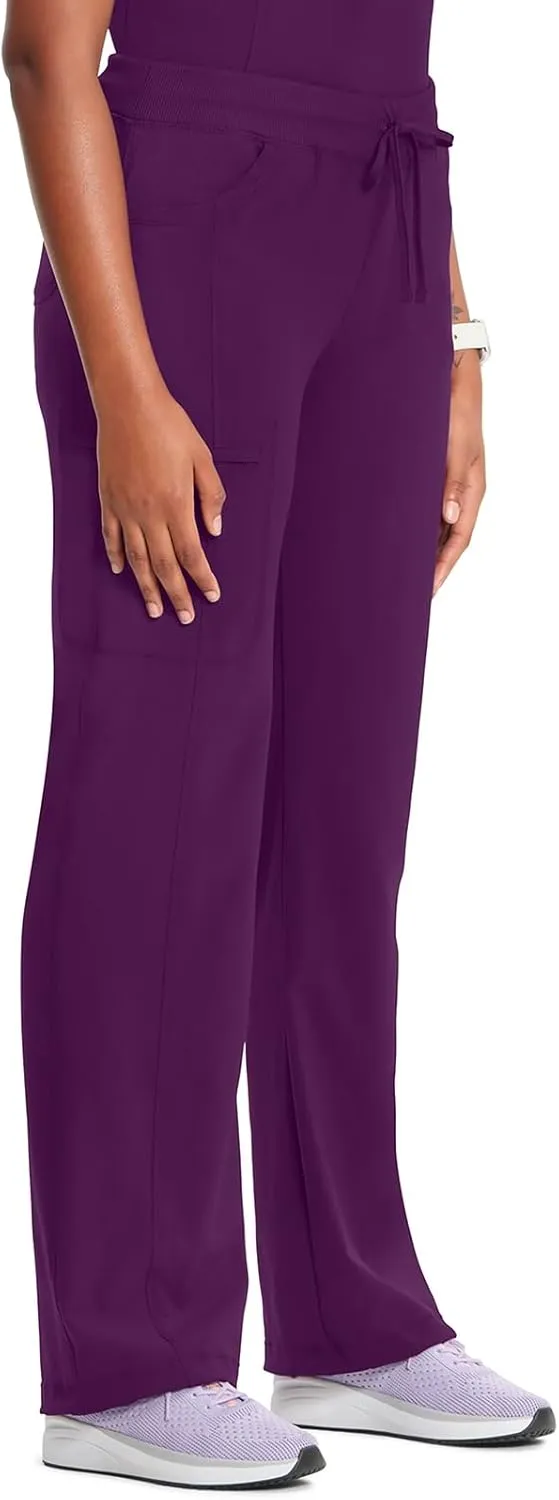 Infinity by Cherokee Straight Leg Drawstring Women Scrub Pants 360 Stretch with 4 Pockets 1123A