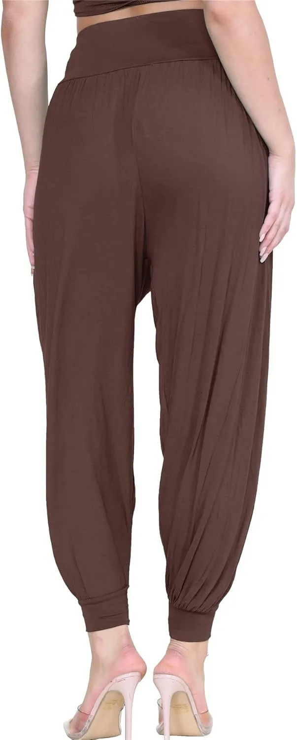 Janisramone Women Alibaba Hareem Trouser | Stylish & Trendy Harem Pants for Women, Lightweight Summer Pants for Women