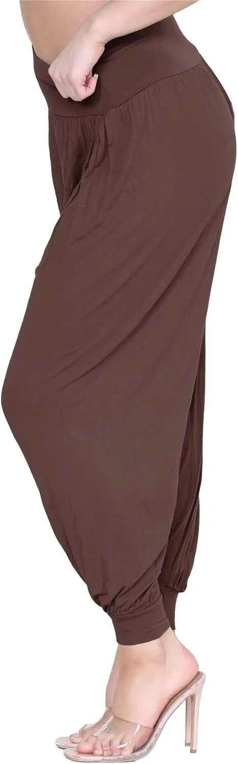 Janisramone Women Alibaba Hareem Trouser | Stylish & Trendy Harem Pants for Women, Lightweight Summer Pants for Women