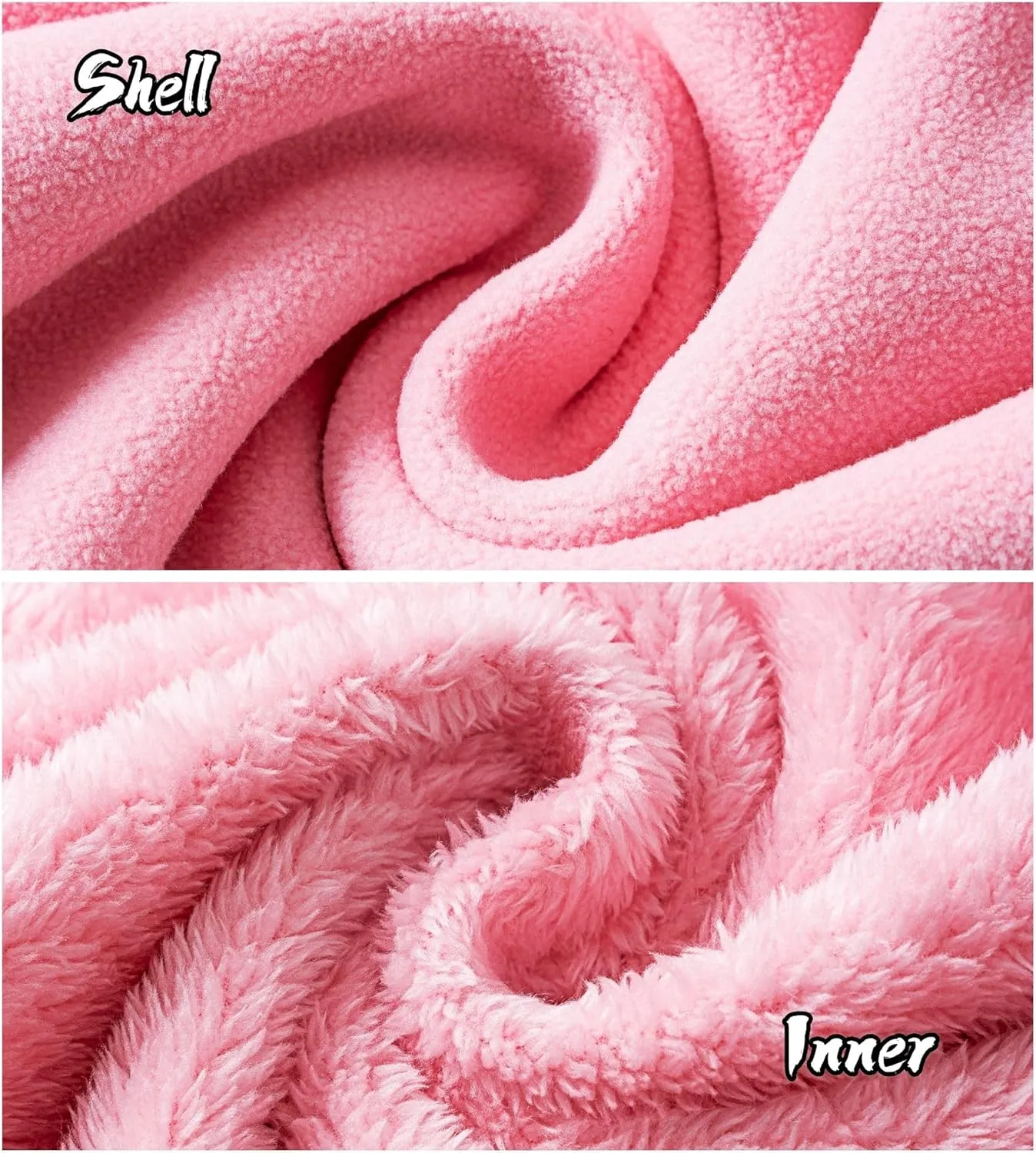 Kids Boys Girls Polar Fleece Jacket with Hood Toddler Outerwear Warm Autumn Winter Coat 2-9Years