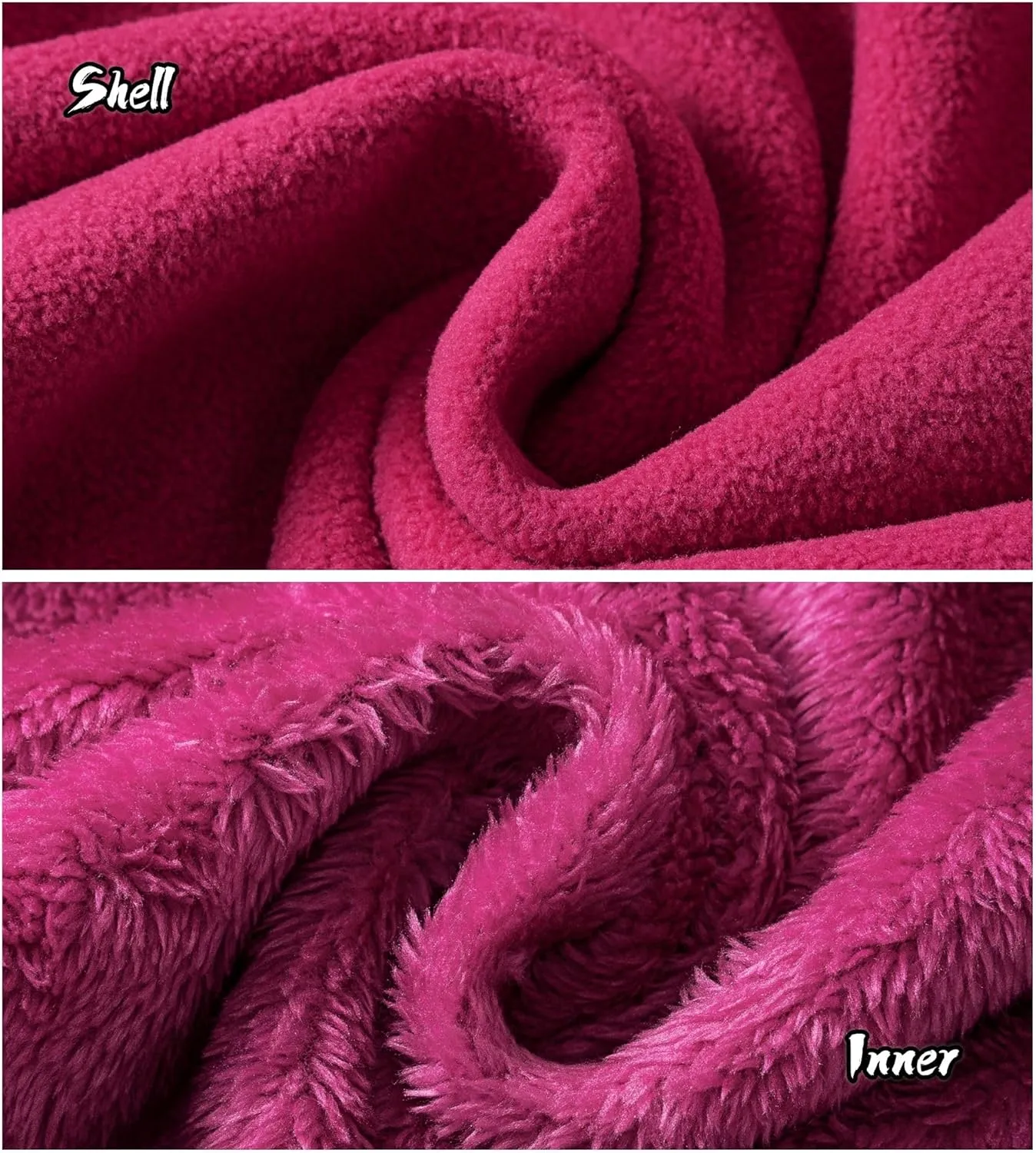 Kids Boys Girls Polar Fleece Jacket with Hood Toddler Outerwear Warm Autumn Winter Coat 2-9Years