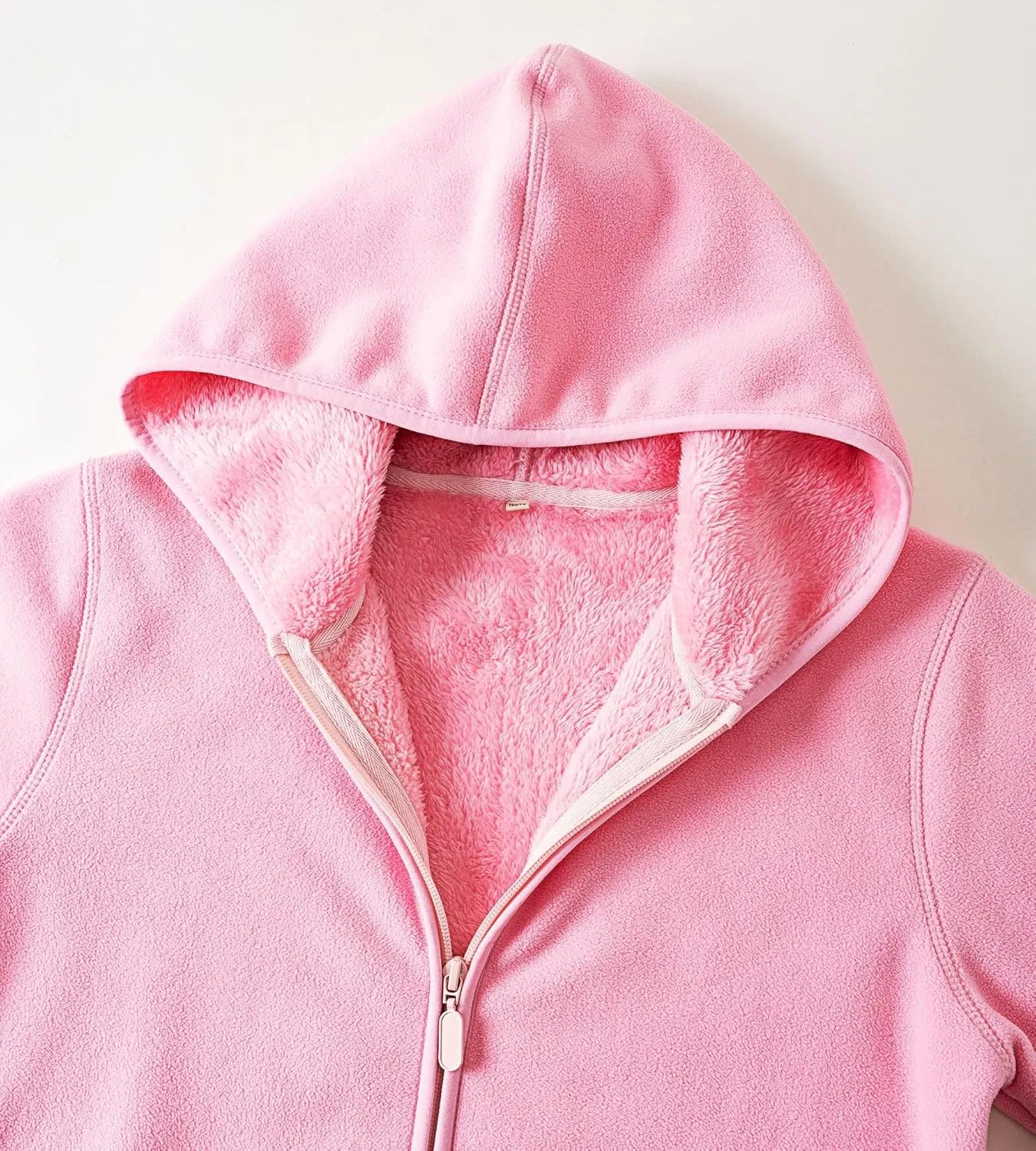 Kids Boys Girls Polar Fleece Jacket with Hood Toddler Outerwear Warm Autumn Winter Coat 2-9Years