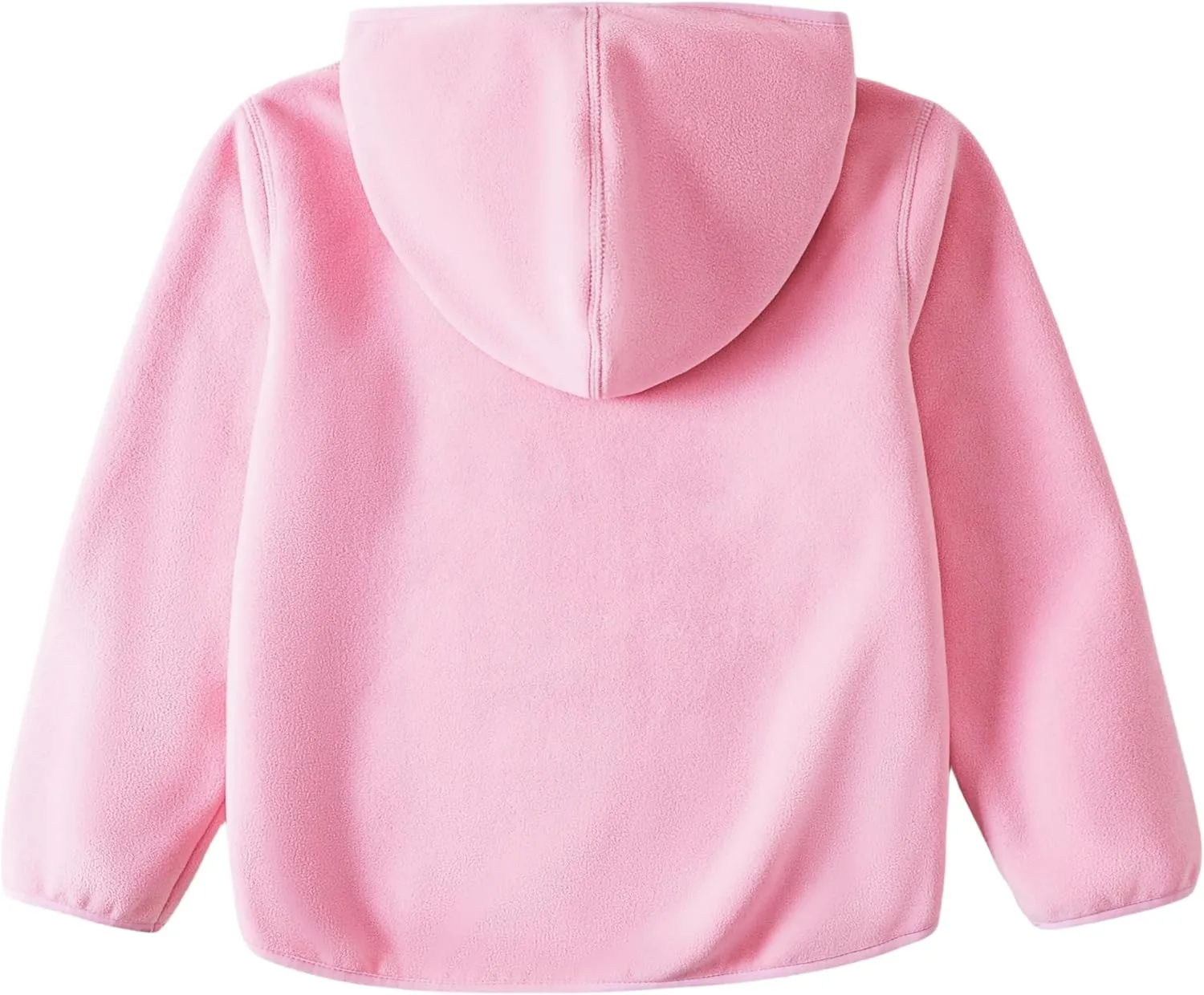 Kids Boys Girls Polar Fleece Jacket with Hood Toddler Outerwear Warm Autumn Winter Coat 2-9Years