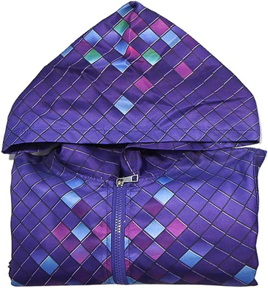 Kids Ember Lumen Cosplay Costume Zip-up Jacket Hooded Trench Lightweight Coat Windbreaker Outerwear Purple Top Hoodie