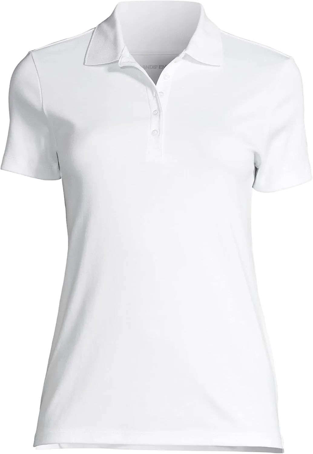 Lands' End Women's American-Grown Supima Cotton Polo Shirt