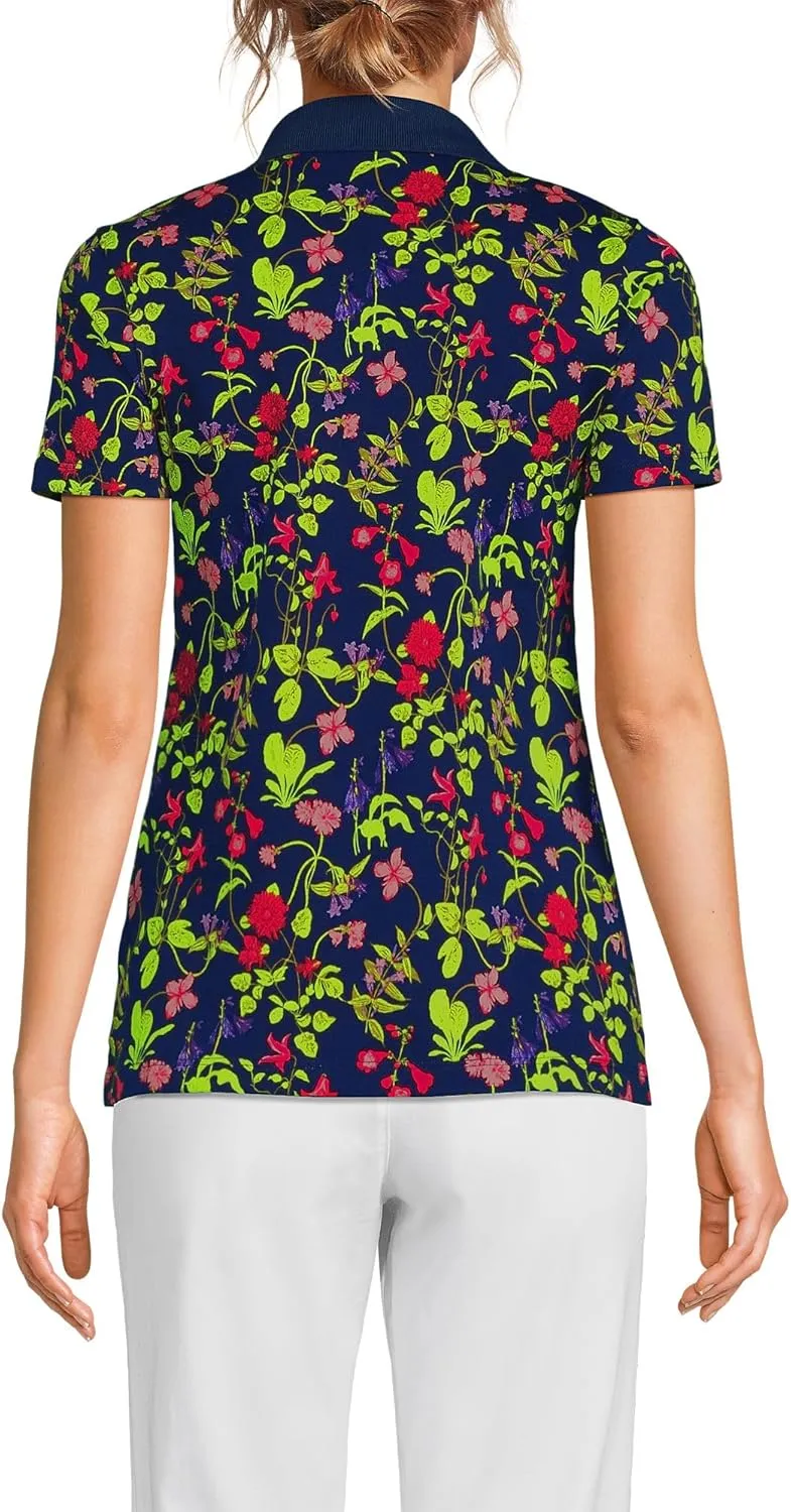 Lands' End Women's American-Grown Supima Cotton Polo Shirt
