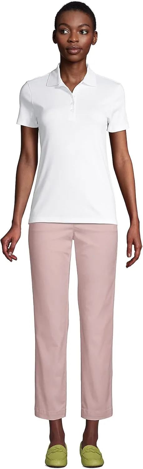 Lands' End Women's American-Grown Supima Cotton Polo Shirt