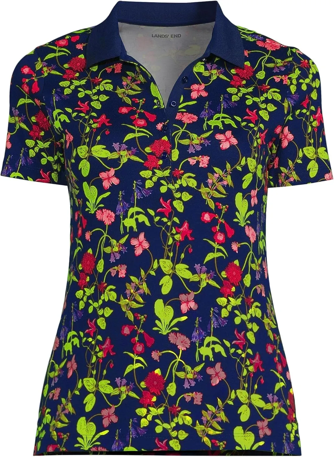 Lands' End Women's American-Grown Supima Cotton Polo Shirt