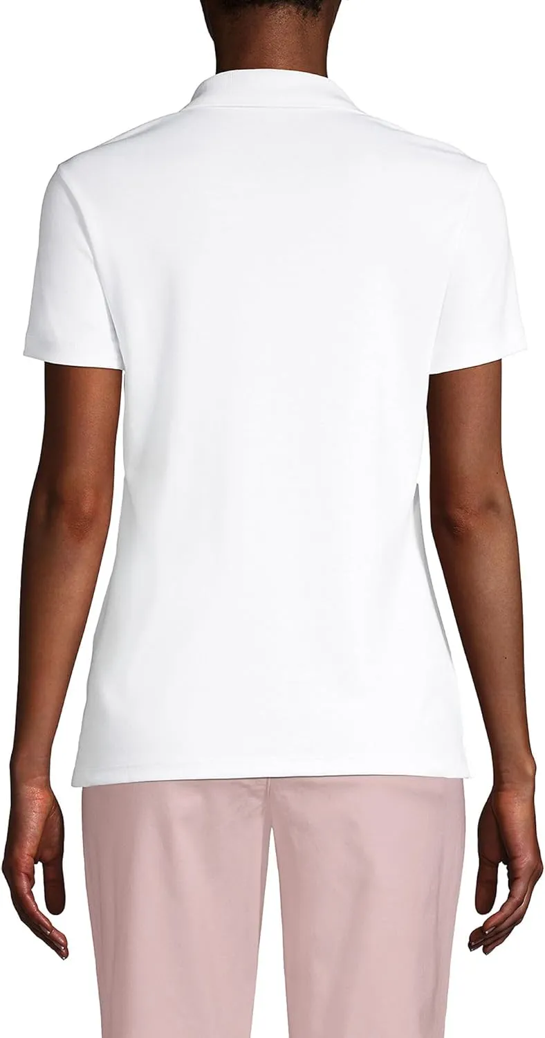 Lands' End Women's American-Grown Supima Cotton Polo Shirt
