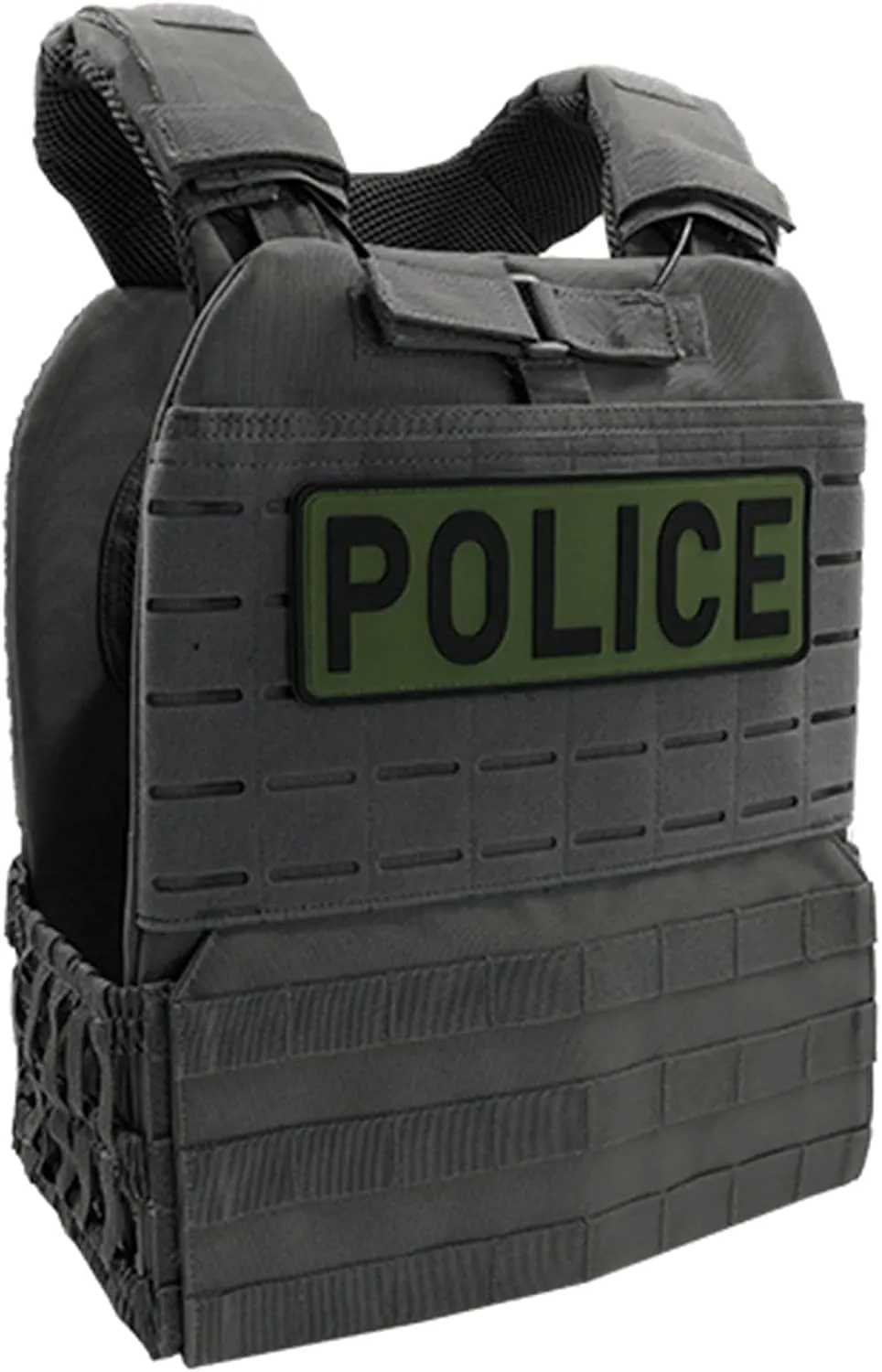 Large Police Patch PVC Rubber for Tactical Vests Jackets Bags Backpacks Plate Carriers
