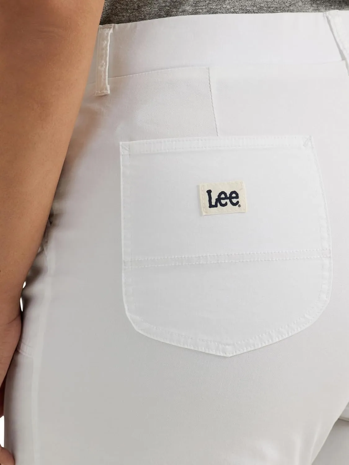 Lee Women's Plus Size Ultra Lux Comfort with Flex-to-go Utility Bermuda Short