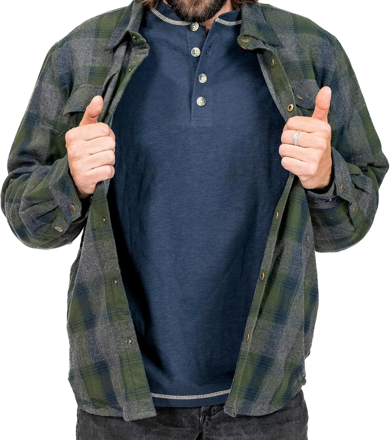 Legendary Whitetails Archer Flannel Thermal Lined Shirt Jacket for Men, Quilted Insulated Plaid Work Outerwear Coat