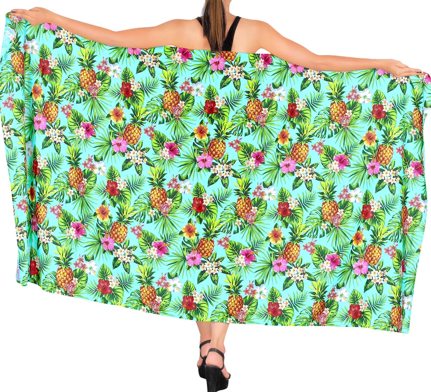 Lets Go Luau Beach wrap for women