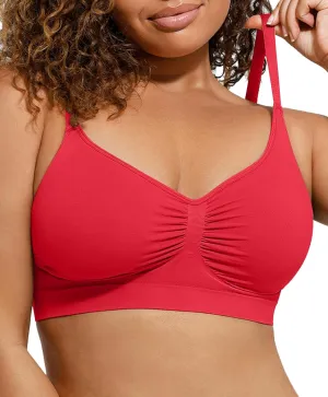 Lover-Beauty Bralettes for Women - Wireless Seamless Bra Stretch Comfort No Underwire Unlined Everyday Bras