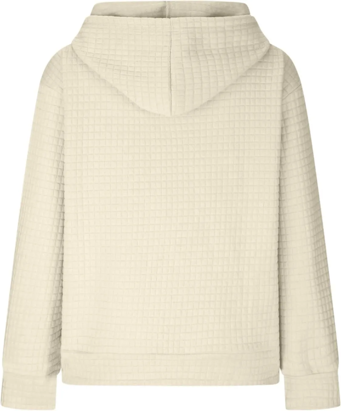 LRMQS Cute Hoodies for Teen Girls Trendy Preppy Waffle Hooded Sweatshirts Oversized Long Sleeve Sweater Tween Girl Clothes