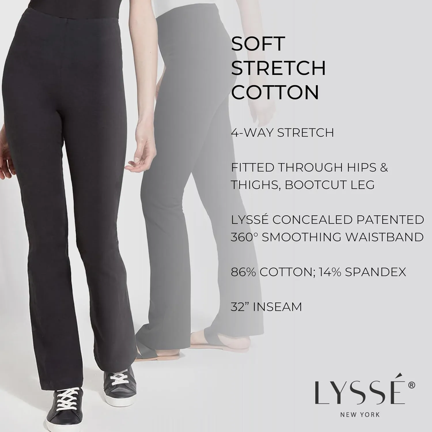Lyss Women's Tara Cotton Bootcut