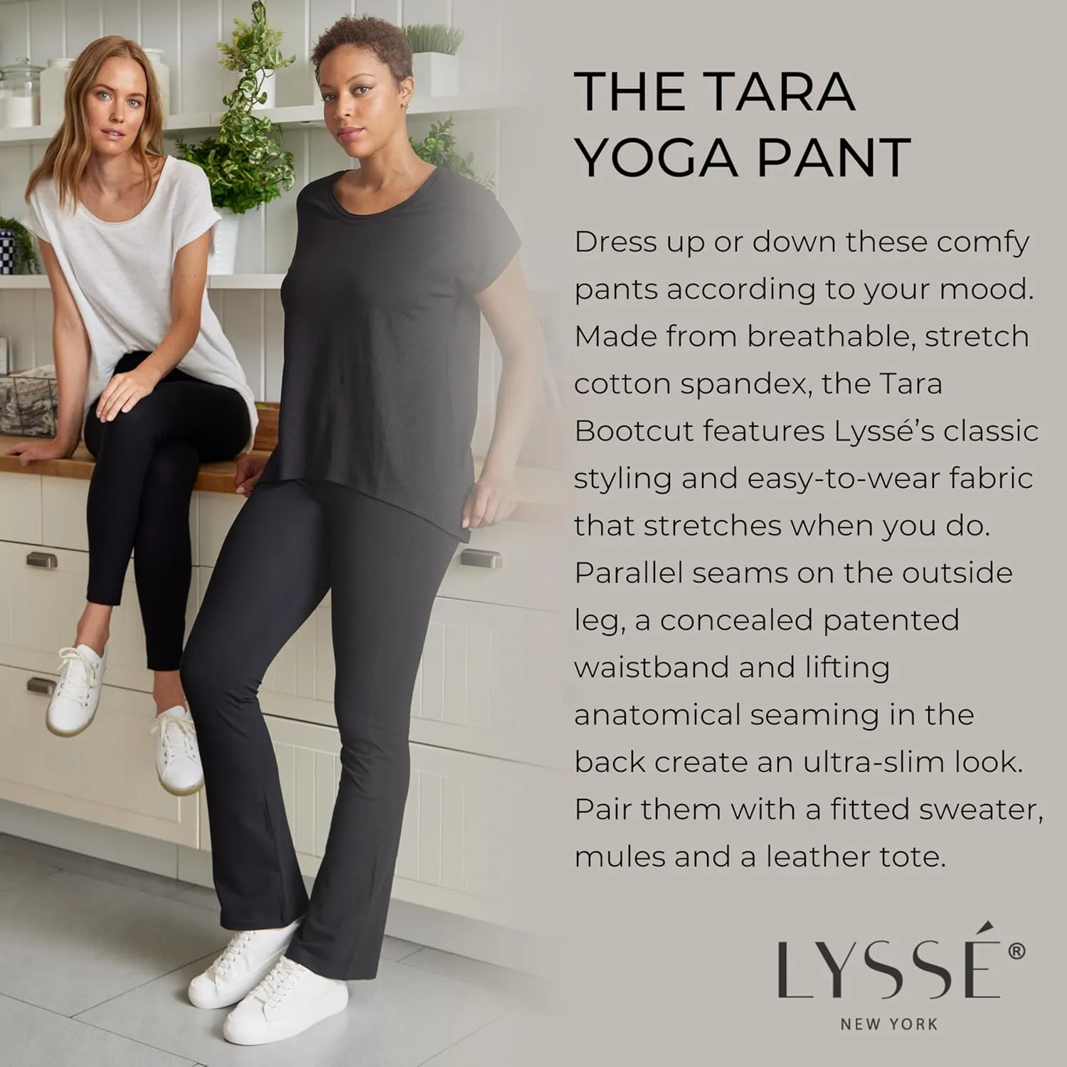 Lyss Women's Tara Cotton Bootcut