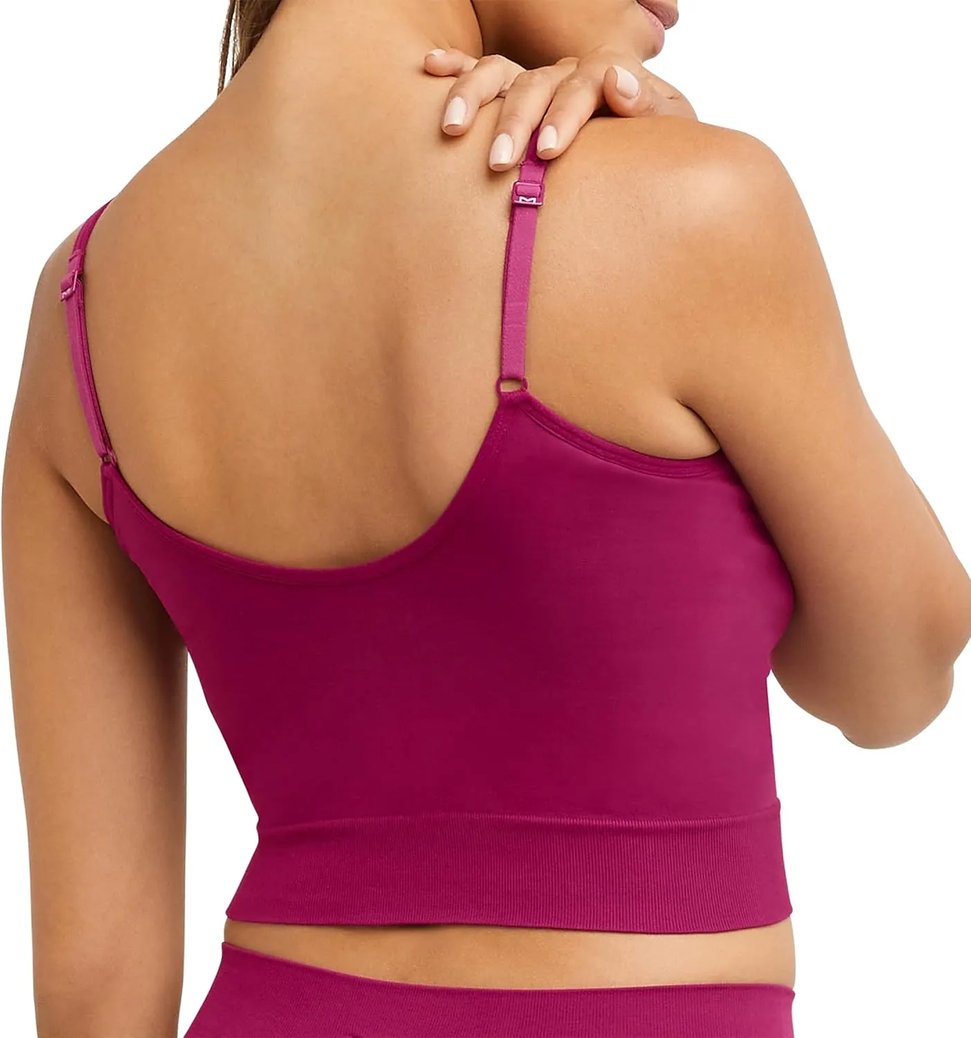 Maidenform Women's M Smoothing Seamless Cropped Cami