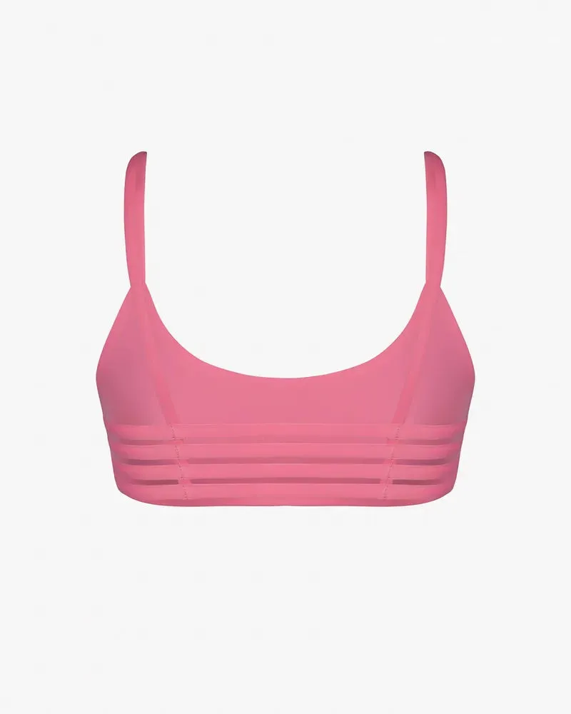 Main Design Bikini Top Sassy - pink diamond / jade