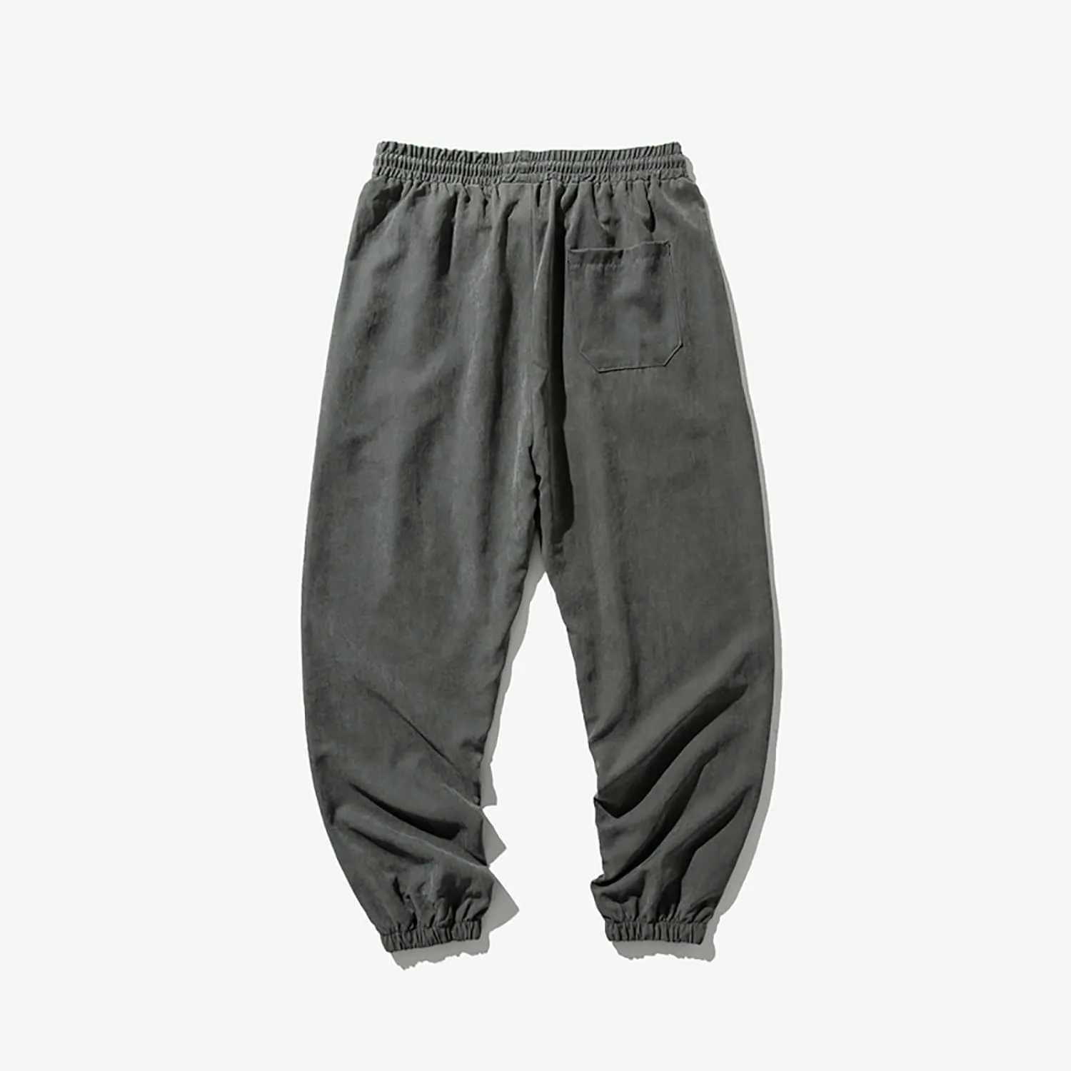 Man Pants for Men Fashion Casual Solid Stretch Waist Drawstring Trousers Outdoor Fashion Fall Baggy Joggers Sweatpant