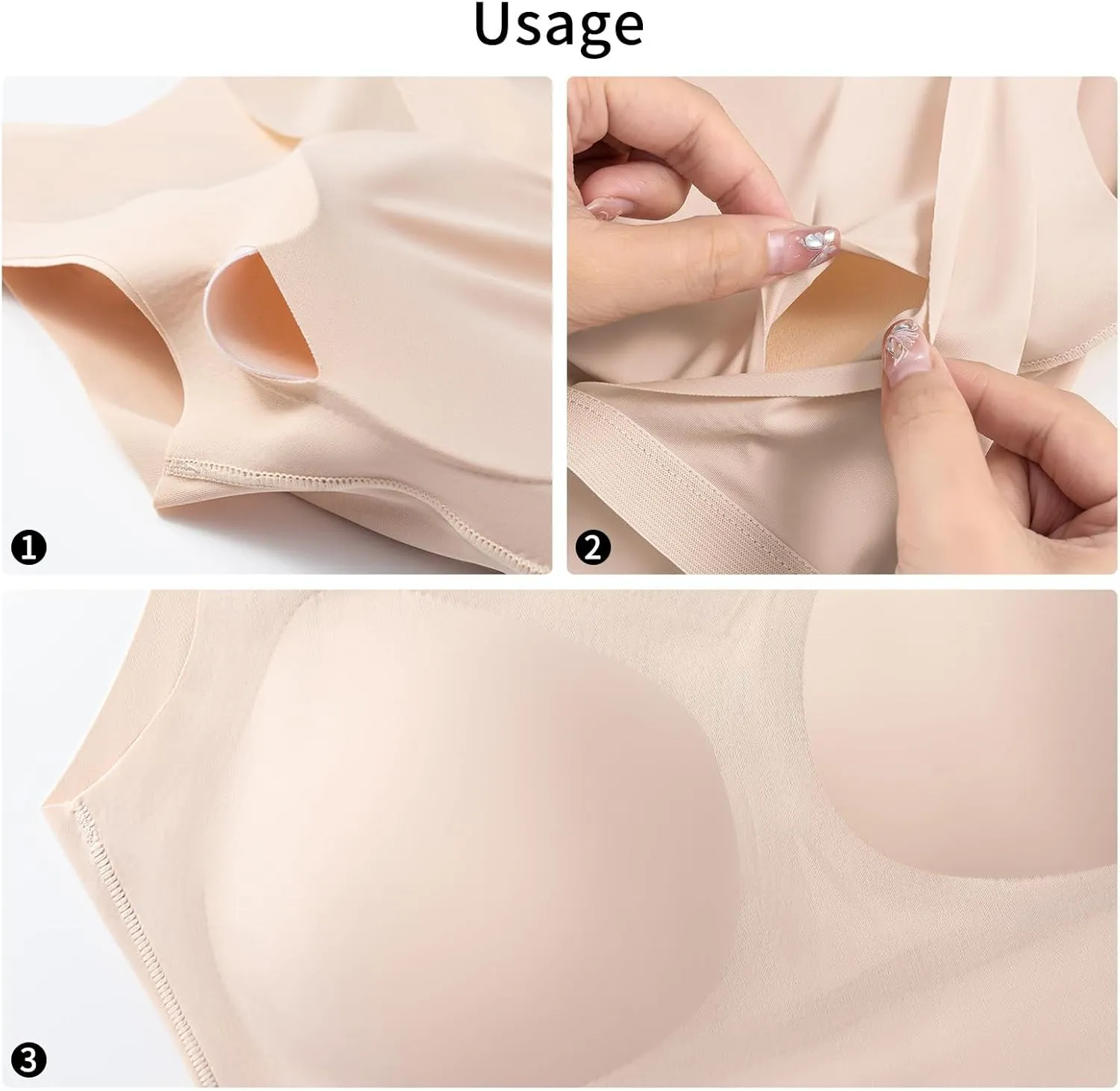 Mastectomy Camisoles with Prosthesis Breast, Comfort Women Post Sugical Tank Top, Prosthetic Breast Camisole