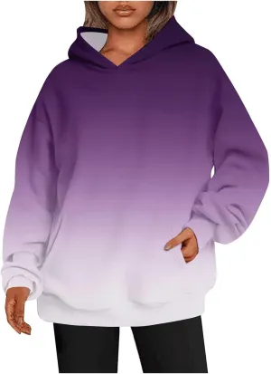 MCILLO Womens Oversized Sweatshirts Pullover Hoodies Long Sleeve with Pockets Winter Fall Outfits Clothes