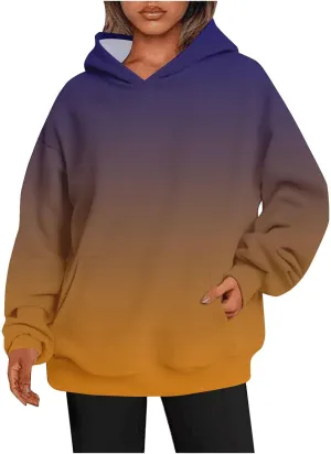 MCILLO Womens Oversized Sweatshirts Pullover Hoodies Long Sleeve with Pockets Winter Fall Outfits Clothes