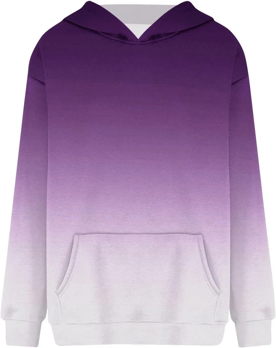 MCILLO Womens Oversized Sweatshirts Pullover Hoodies Long Sleeve with Pockets Winter Fall Outfits Clothes