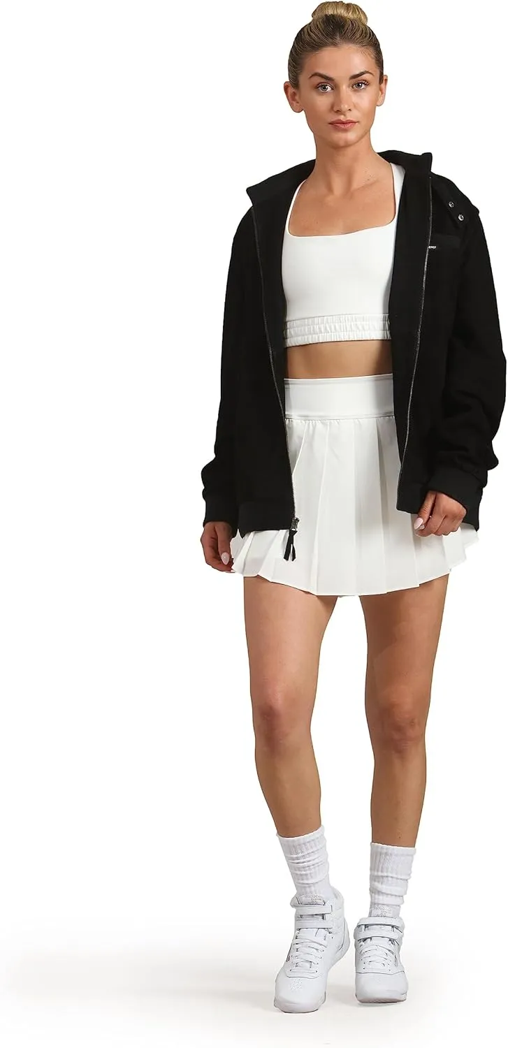 Members Only Women's Soft Suede Iconic Oversized Jacket