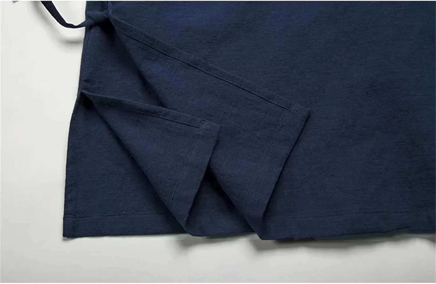 Men Chinese Traditional Vest Linen Cotton Sleeveless Tank Men's Kimono Cardigan Slit Top