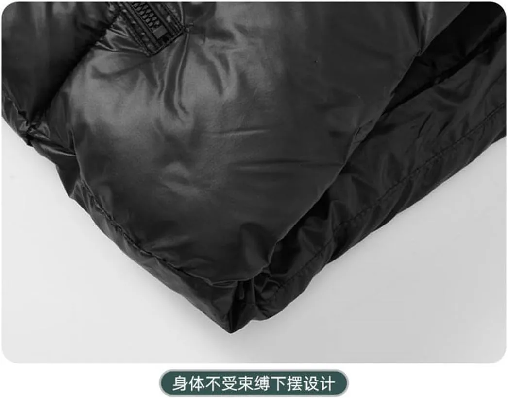 Men Winter Jackets Heated Bomber Cotton-Padded Hooded Coat Parka Windbreaker Couple Outwear