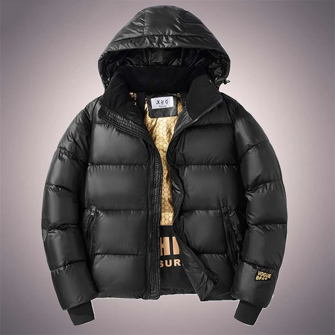 Men Winter Jackets Heated Bomber Cotton-Padded Hooded Coat Parka Windbreaker Couple Outwear