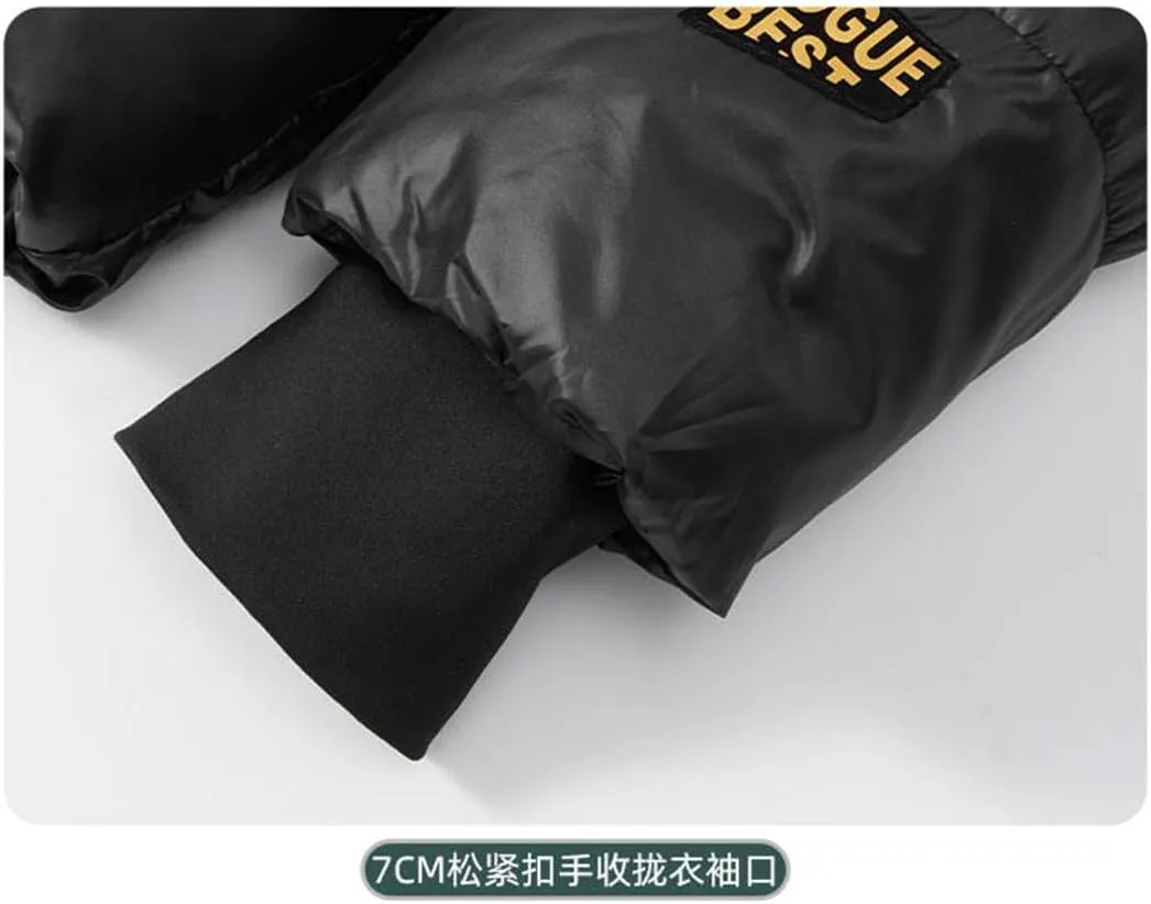 Men Winter Jackets Heated Bomber Cotton-Padded Hooded Coat Parka Windbreaker Couple Outwear