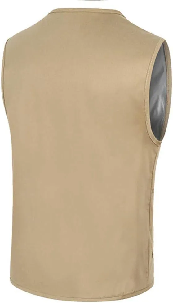 Men's Running Vest Outerwear Travel Fishing Utility Safari Vest with Pockets Outdoor Sleeveless Jacket for Golf